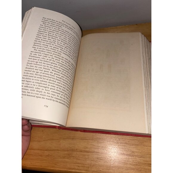 Van Loons Lives Hardcover Book 1942 Simon & Schuster Vintage Red Cloth Cover - Picture 12 of 15